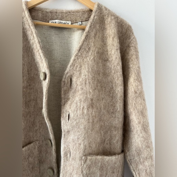 Our Legacy Cardigan beige M4226CA - Picture 3 of 9